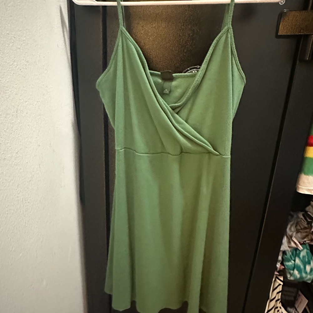 Wild Fable Green Wrap Mini Dress